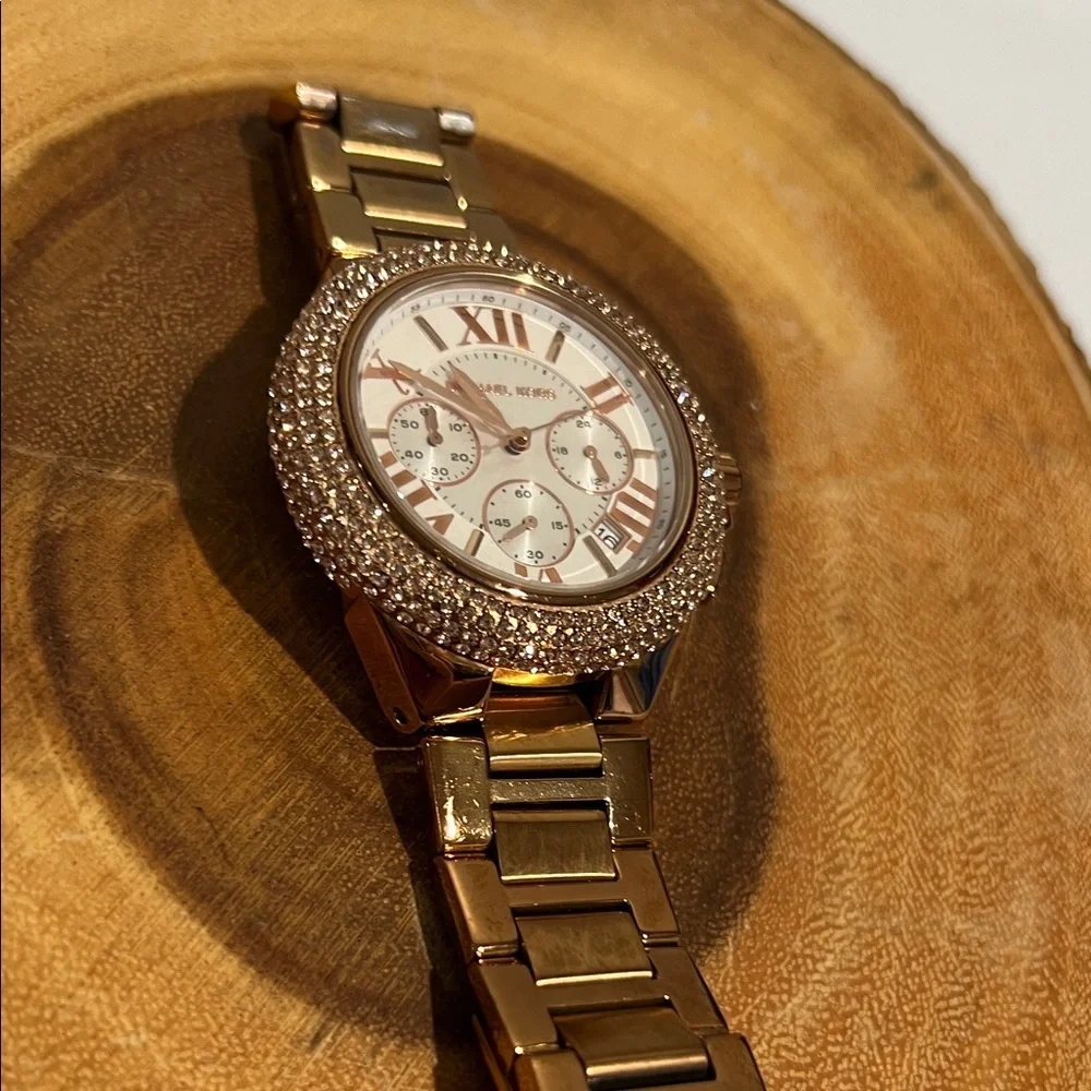 Michael Kors Women’s Gold-Tone Bracelet Watch
